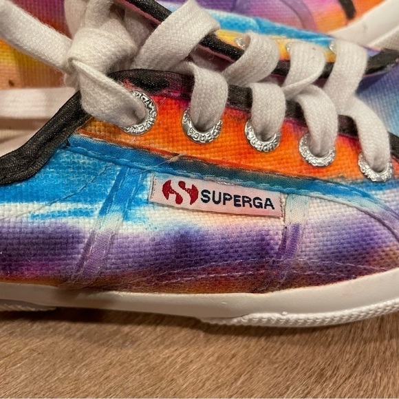 Superga Sneakers Hand Painted Rainbow 6 - Picture 5 of 9